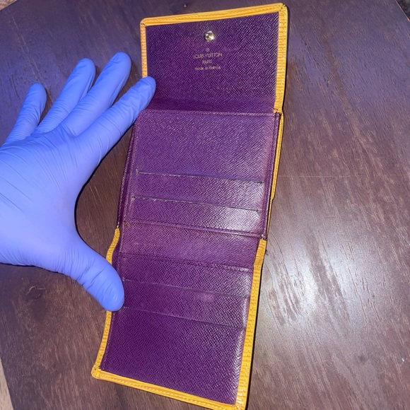 Louis Vuitton Yellow Epi Leather Wallet - Picture 4 of 6